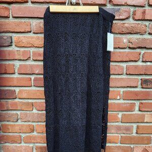 Black Knit Maxi Skirt NWT
